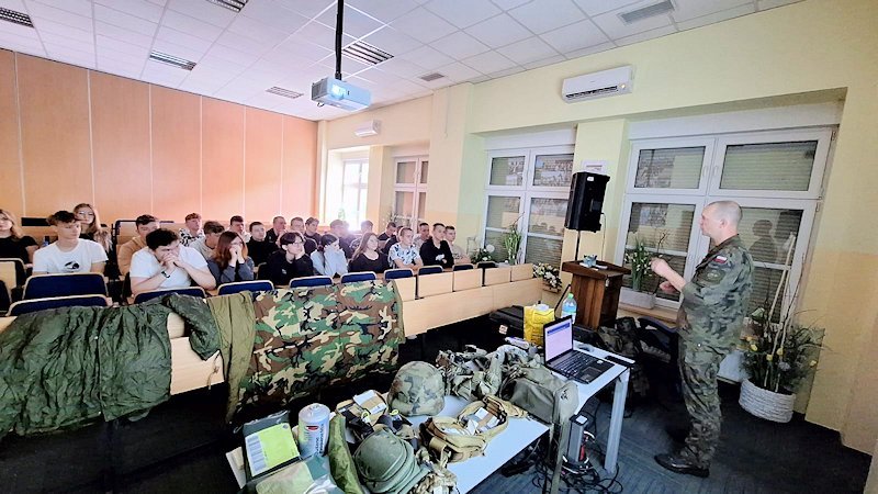Szkolenie w ramach projektu „Edukacja z wojskiem”